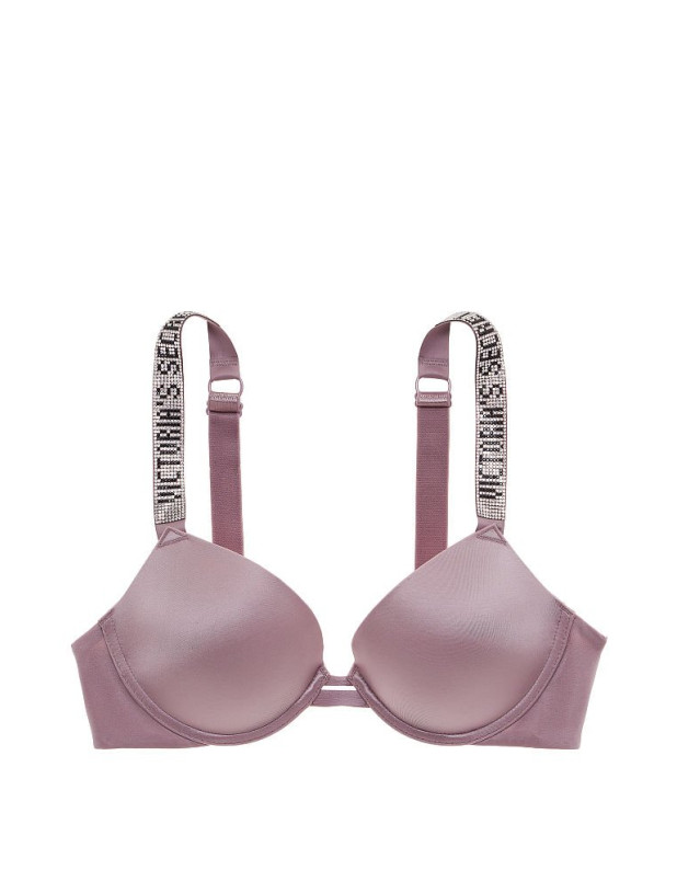 Комплект Білизни зі Стразами Victoria's Secret Very Sexy Push-up Bra & Rhinestone Shine Strap Thong Panty_2