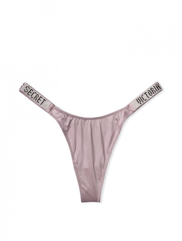 Комплект Білизни зі Стразами Victoria's Secret Very Sexy Push-up Bra & Rhinestone Shine Strap Thong Panty_3