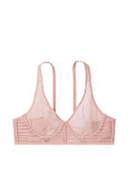 Комплект Білизни Victoria's Secret Luxe Lingerie Unlined Mesh Full-coverage Plunge Bra & Mesh Cheekini Panty_3