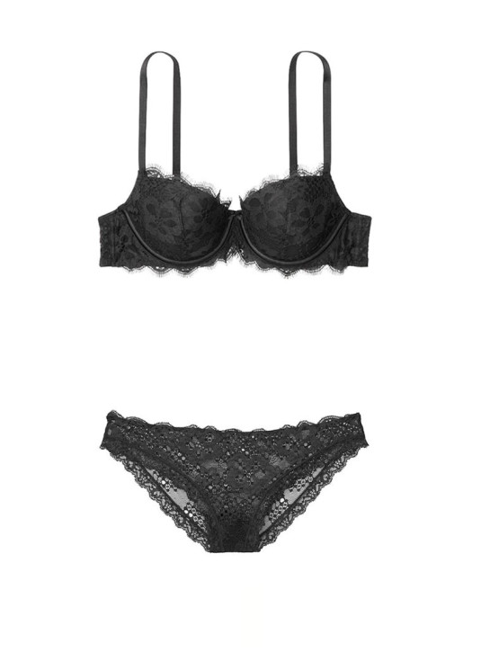 Комплект Білизни з Мереживом Victoria's Secret Dream Angels Lightly-Lined Lace  Bra & Lacie Cheeky Panty