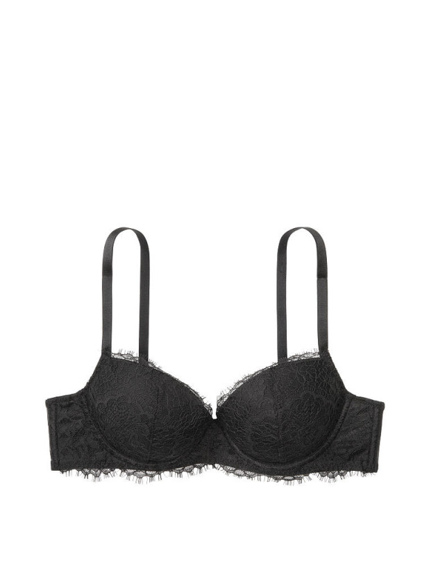 Комплект Білизни з Мереживом Victoria's Secret Dream Angels Lightly Lined Lace Demi Bra & Floral Lace Thong Panty_3