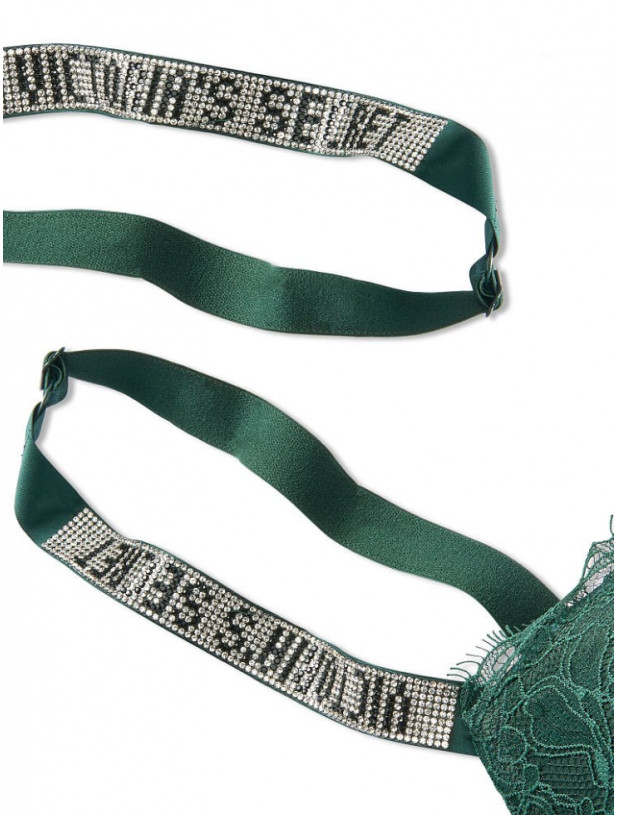 Комплект Білизни зі Стразами Victoria's Secret Very Sexy Lace Shine Strap Push-Up Bra & Thong Panty_4