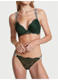 Комплект Білизни зі Стразами Victoria's Secret Very Sexy Lace Shine Strap Push-Up Bra & Thong Panty_6