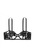 Комплект Білизни Victoria's Secret Very Sexy Strappy Embroidered Open Cup Balconette Bra & Band of Lovers Bikini Panty_3