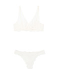 Комплект Victoria's Secret Dream Angels Unlined Plunge Bra & Corded Thong Panty_5