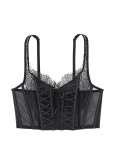Комплект Білизни з Корсетом Victoria's Secret Dream Angels Unlined Lace-Up Corset Top & Floral Lace Thong Panty_3