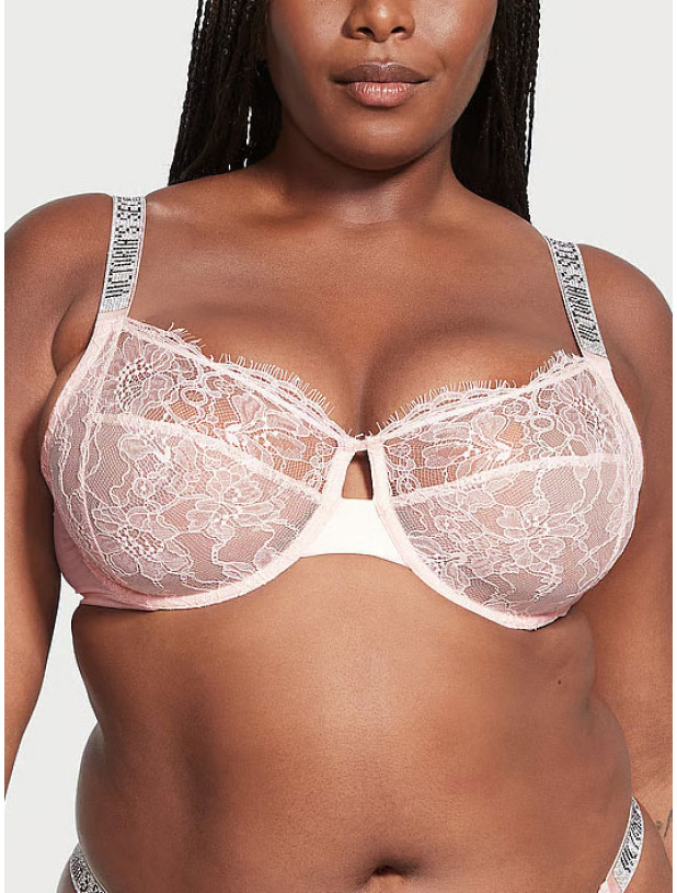 Бюстгальтер Victoria's Secret Very Sexy The Fabulous by Victoria’s Secret Full Cup Shine Strap Lace Bra_2