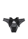 Комплект Victoria's Secret Dream Angels Wicked Unlined Sheer Mesh & Bow Balconette Bra & Cheekini Panty_2