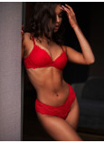 Комплект Білизни Victoria's Secret Dream Angels Lightly Lined Wireless Bra & Lace Hipster Thong Panty_2