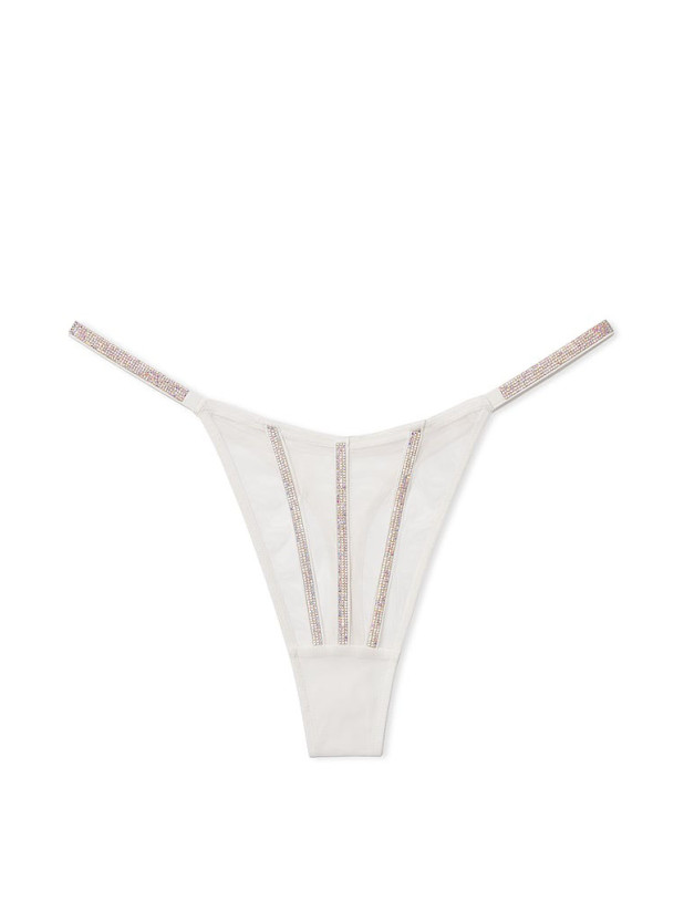 Комплект Білизни Victoria's Secret Very Sexy Sheer Shine Low-Cut Demi Bra & Very Sexy Sheer Shine Thong Panty_8