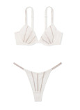 Комплект Білизни Victoria's Secret Very Sexy Sheer Shine Low-Cut Demi Bra & Very Sexy Sheer Shine Thong Panty_1