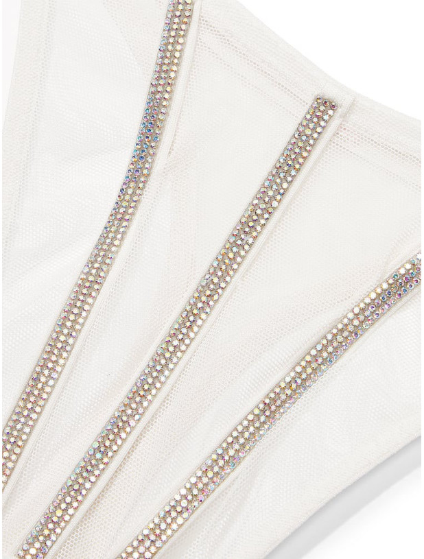 Комплект Білизни Victoria's Secret Very Sexy Sheer Shine Low-Cut Demi Bra & Very Sexy Sheer Shine Thong Panty_6