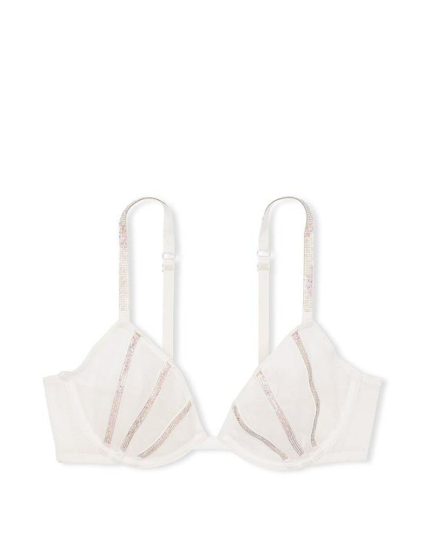 Комплект Білизни Victoria's Secret Very Sexy Sheer Shine Low-Cut Demi Bra & Very Sexy Sheer Shine Thong Panty_7