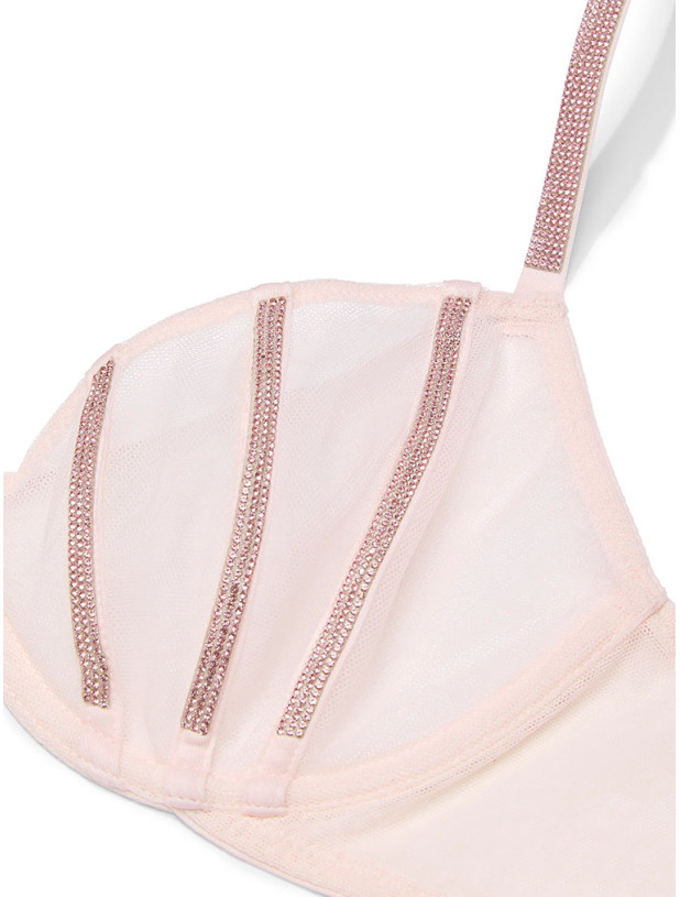 Комплект Білизни Victoria's Secret Very Sexy Sheer Shine Low-Cut Demi Bra & Very Sexy Sheer Shine Thong Panty_6