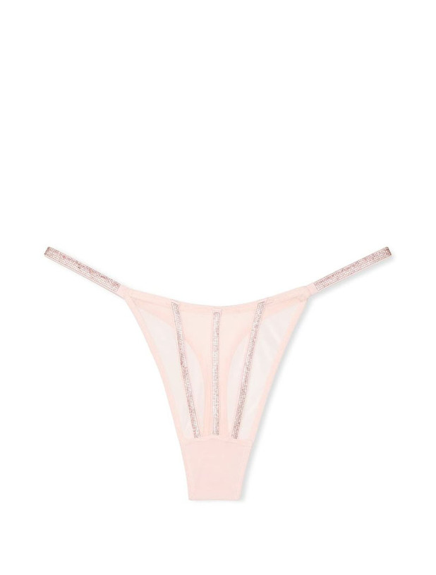 Комплект Білизни Victoria's Secret Very Sexy Sheer Shine Low-Cut Demi Bra & Very Sexy Sheer Shine Thong Panty_7