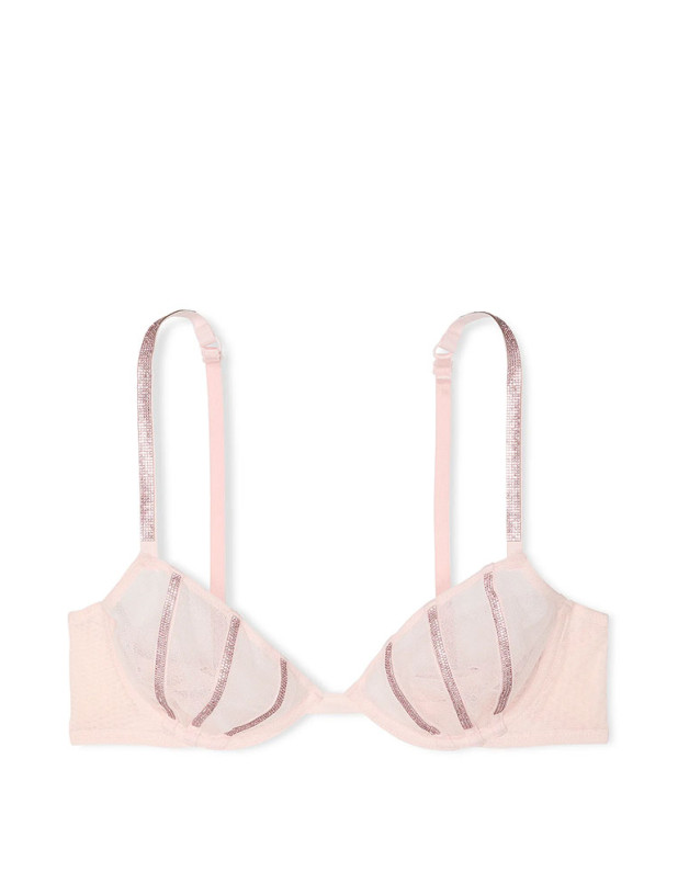 Комплект Білизни Victoria's Secret Very Sexy Sheer Shine Low-Cut Demi Bra & Very Sexy Sheer Shine Thong Panty_5