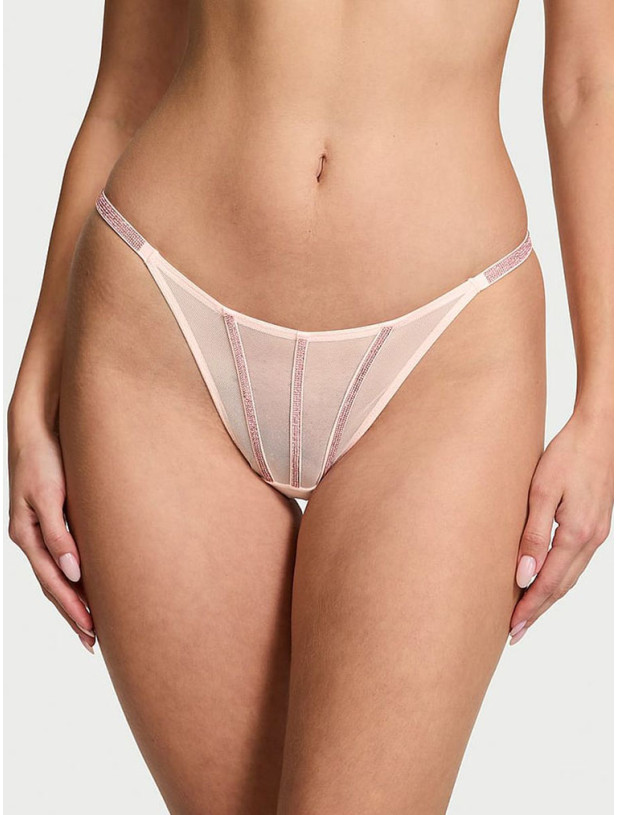 Комплект Білизни Victoria's Secret Very Sexy Sheer Shine Low-Cut Demi Bra & Very Sexy Sheer Shine Thong Panty_8