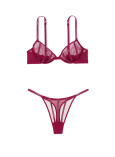 Комплект Білизни Victoria's Secret Very Sexy Sheer Shine Low-Cut Demi Bra & Very Sexy Sheer Shine Thong Panty_1