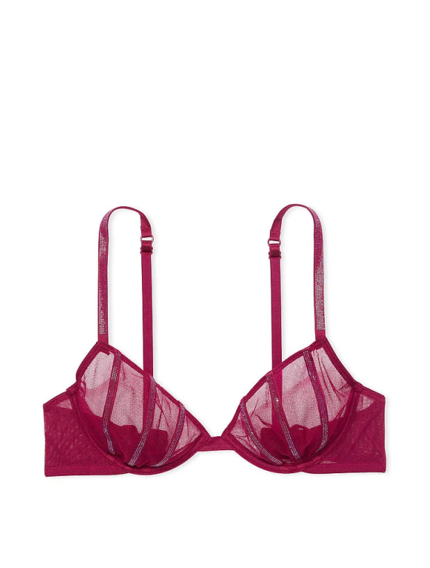 Комплект Білизни Victoria's Secret Very Sexy Sheer Shine Low-Cut Demi Bra & Very Sexy Sheer Shine Thong Panty_5
