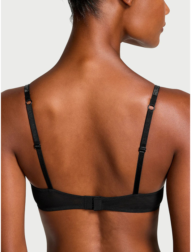Комплект Білизни Victoria's Secret Very Sexy Sheer Shine Low-Cut Demi Bra & Very Sexy Sheer Shine Rose String Bikini Panty_5