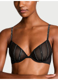 Комплект Білизни Victoria's Secret Very Sexy Sheer Shine Low-Cut Demi Bra & Very Sexy Sheer Shine Rose String Bikini Panty_4