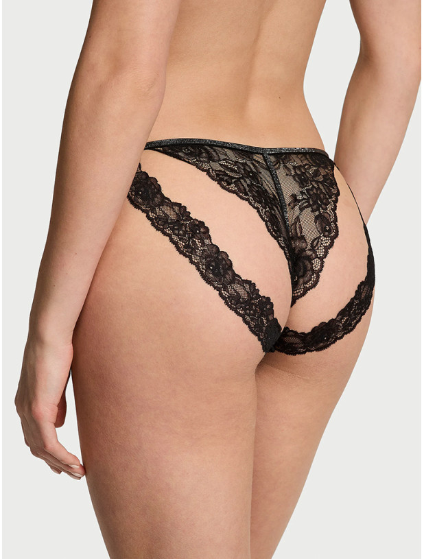 Комплект Білизни Victoria's Secret Very Sexy Sheer Shine Low-Cut Demi Bra & Very Sexy Sheer Shine Rose String Bikini Panty_2