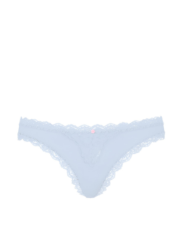 Комплект Білизни Victoria's Secret Dream Angels Wicked Unlined Lace Balconette Bra & Lace-Trim Thong Panty_5