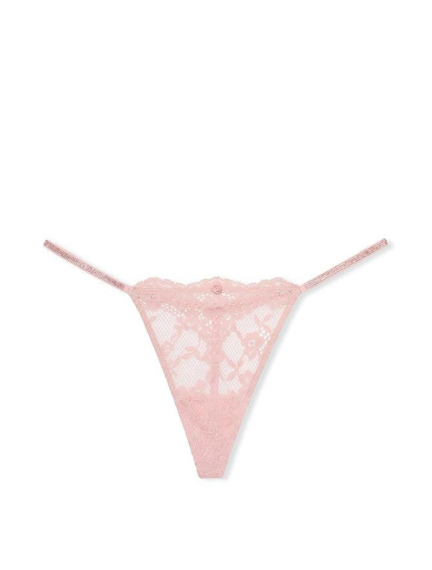 Комплект білизни Victoria's Secret Dream Angels Twinkle Lace One-Shoulder Monowire Bra & Twinkle Strap Lace V-String Panty_7
