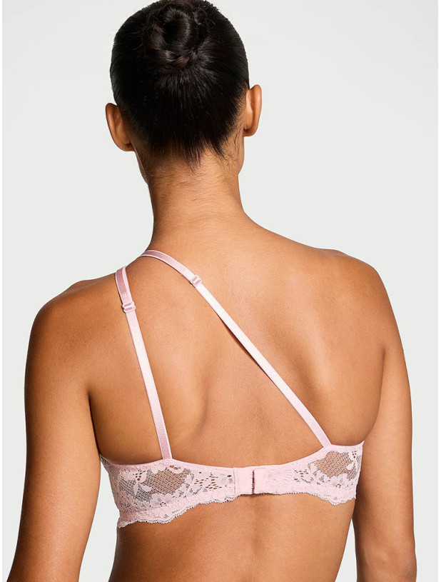 Комплект білизни Victoria's Secret Dream Angels Twinkle Lace One-Shoulder Monowire Bra & Twinkle Strap Lace V-String Panty_6