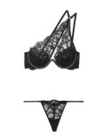 Комплект білизни Victoria's Secret Dream Angels Twinkle Lace One-Shoulder Monowire Bra & Twinkle Strap Lace V-String Panty_5