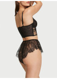 Комплект Білизни Victoria's Secret Lace Corset Top Shortie Set_5