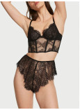 Комплект Білизни Victoria's Secret Lace Corset Top Shortie Set_4