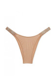 Комплект Білизни зі Стразами Victoria's Secret Very Sexy The Fabulous by Victoria’s Secret Unlined Shine Strap Rose Lace Full-Cup Bra & Shine Strap Brazilian Panty_6