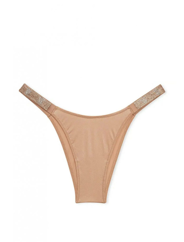 Комплект Білизни зі Стразами Victoria's Secret Very Sexy The Fabulous by Victoria’s Secret Unlined Shine Strap Rose Lace Full-Cup Bra & Shine Strap Brazilian Panty_6