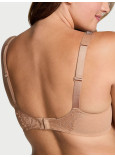 Комплект Білизни зі Стразами Victoria's Secret Very Sexy The Fabulous by Victoria’s Secret Unlined Shine Strap Rose Lace Full-Cup Bra & Shine Strap Brazilian Panty_2