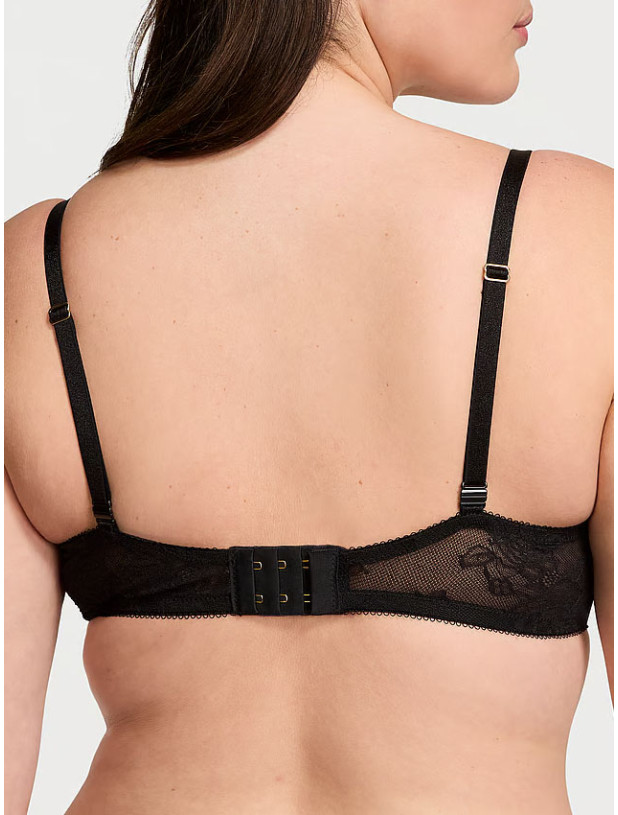 Комплект Білизни з Мереживом Victoria's Secret Very Sexy Rose Lace Push-Up Bra & Adjustable String Thong Panty_5