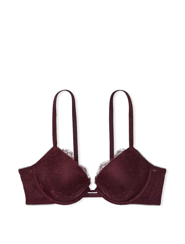 Комплект Білизни з Мереживом Victoria's Secret Very Sexy Rose Lace Push-Up Bra & Rose Lace High-Leg Cheeky Panty_2