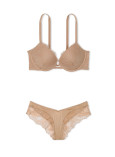Комплект Білизни з Мереживом Victoria's Secret Very Sexy Rose Lace Push-Up Bra & Very Sexy Rose Lace-Trim High-Leg Cheeky Panty_1
