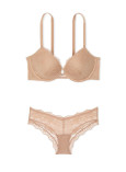 Комплект Білизни з Мереживом Victoria's Secret Very Sexy Rose Lace Push-Up Bra & Rose Lace High-Leg Cheeky Panty_1