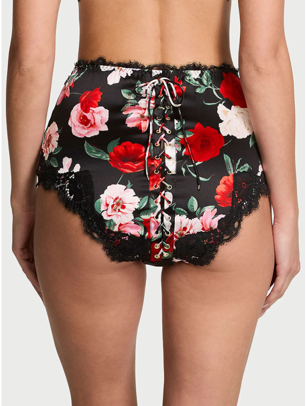 Комплект Білизни Victoria's Secret Very Sexy ATELIER Victoria's Secret Satin Lace Trim Lightly Lined Balconette Bra & Atelier Satin Lace-Trim High-Waist Brief Panty_5