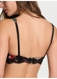 Комплект Білизни Victoria's Secret Very Sexy Atelier Victoria's Secret Satin Lace Trim Lightly Lined Balconette Bra & Atelier Satin Lace Trim Tanga Panty_2