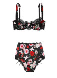 Комплект Білизни Victoria's Secret Very Sexy ATELIER Victoria's Secret Satin Lace Trim Lightly Lined Balconette Bra & Atelier Satin Lace-Trim High-Waist Brief Panty_6