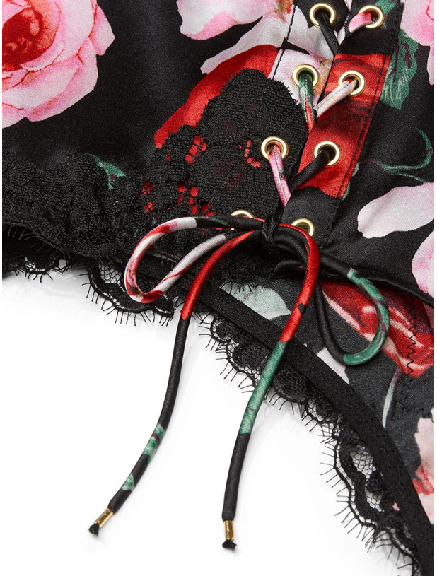 Комплект Білизни Victoria's Secret Very Sexy ATELIER Victoria's Secret Satin Lace Trim Lightly Lined Balconette Bra & Atelier Satin Lace-Trim High-Waist Brief Panty_9
