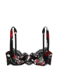 Комплект Білизни Victoria's Secret Very Sexy Atelier Victoria's Secret Satin Lace Trim Lightly Lined Balconette Bra & Atelier Satin Lace Trim Tanga Panty_6