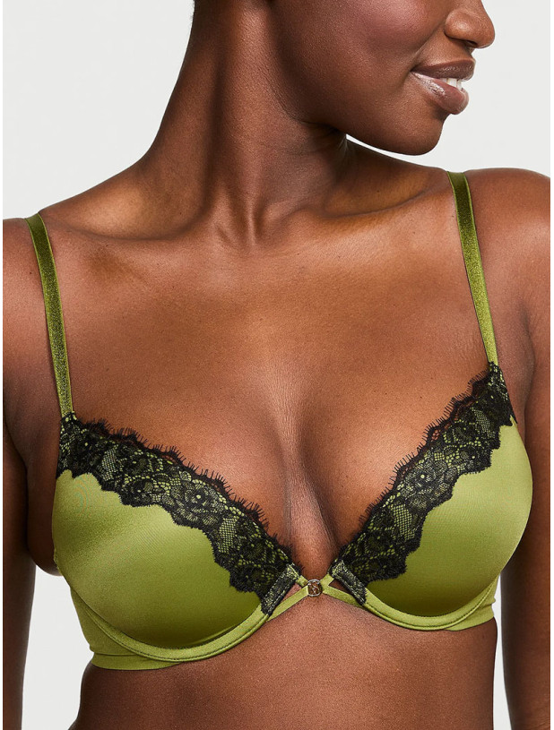 Комплект Білизни Victoria's Secret Very Sexy Bombshell Add-2-Cups Push-Up Bra & Lace-Trim High-Leg Adjustable V-String Panty_3