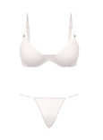 Комплект Білизни зі Стразами Victoria's Secret Very Sexy Scattered Shine Strap Lightly Lined Low-Cut Demi Bra & Scattered Shine Strap V-String Panty_2
