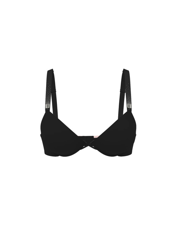 Комплект Белья со Стразами Victoria's Secret Very Sexy Scattered Shine Strap Lightly Lined Low-Cut Demi Bra & Scattered Shine Strap Smooth Thong Panty_4