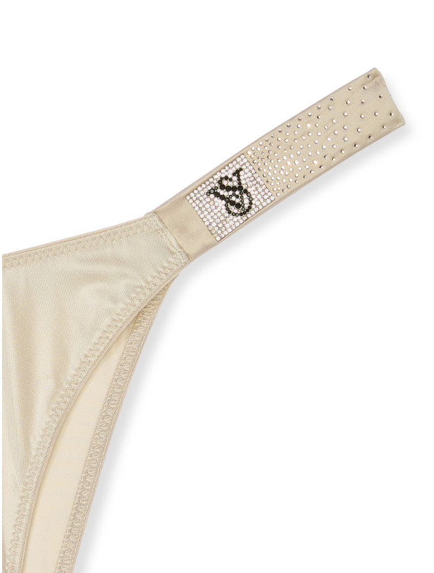 Комплект Білизни зі Стразами Victoria's Secret Very Sexy Scattered Shine Strap Lightly Lined Low-Cut Demi Bra & Scattered Shine Strap Brazilian Panty_7