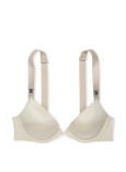 Комплект Білизни зі Стразами Victoria's Secret Very Sexy Scattered Shine Strap Lightly Lined Low-Cut Demi Bra & Scattered Shine Strap V-String Panty_2