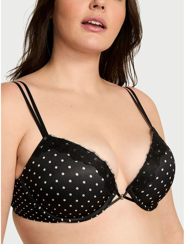 Комплект Білизни Пуш-ап Victoria's Secret Very Sexy Push-Up Bra & Lace-Trim High-Leg Adjustable V-String Panty_2